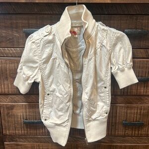 Forever, 21 three-quarter sleeve denim jacket